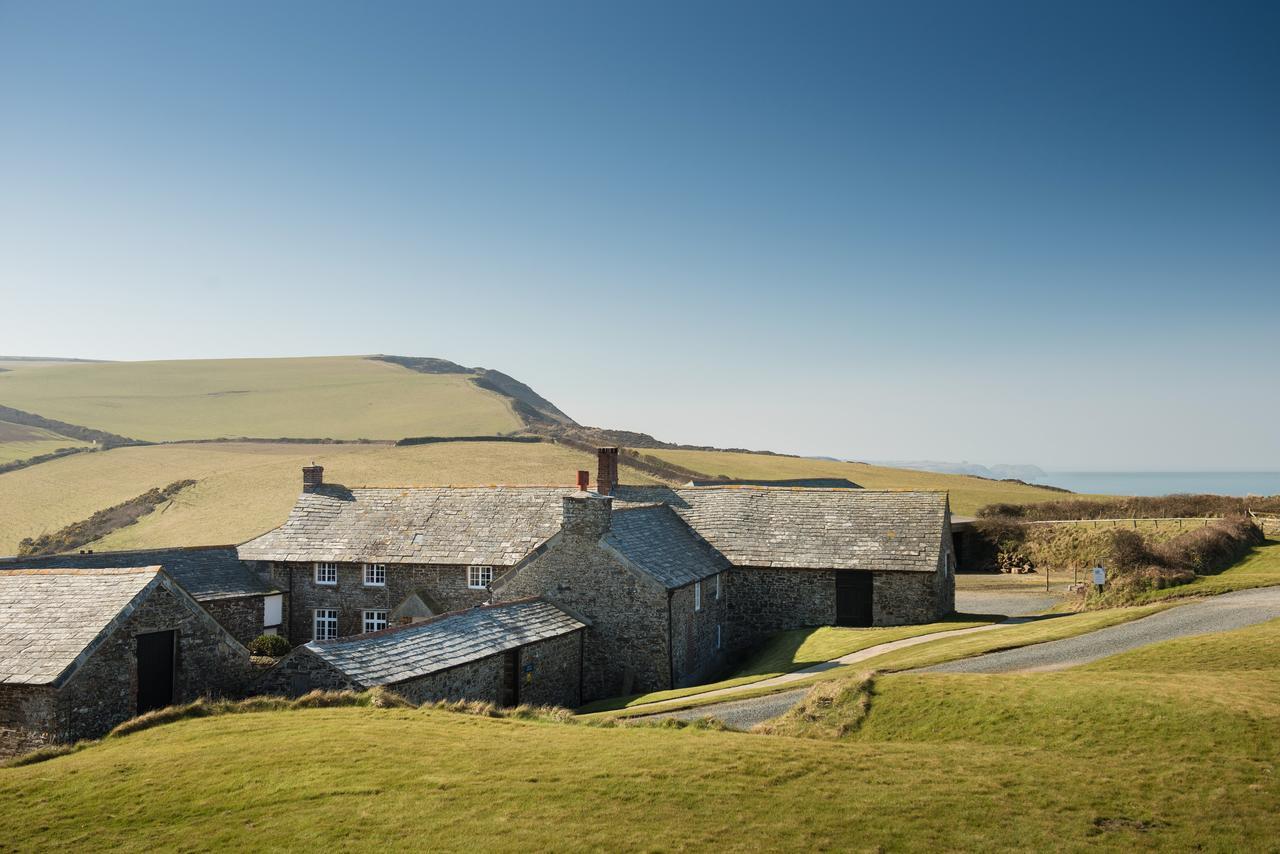 Trevigue Farm Guest House Crackington Haven Bagian luar foto