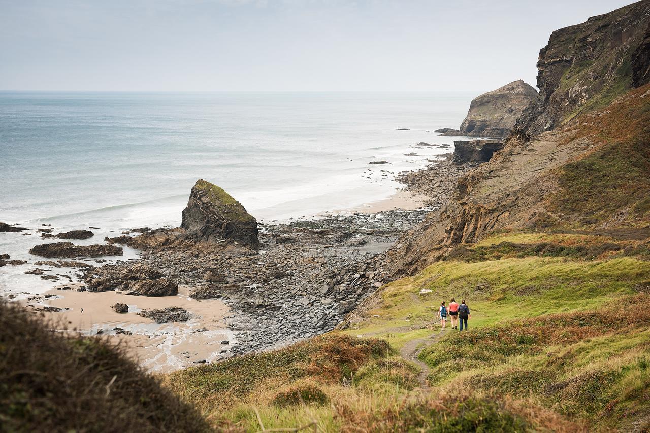 Trevigue Farm Guest House Crackington Haven Bagian luar foto